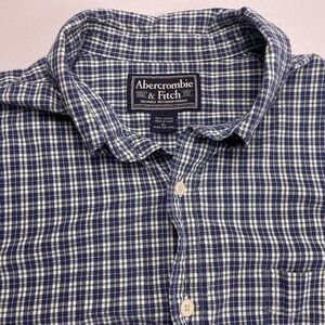 90s Abercrombie Fitch Shirt XL Mens L/S Classic Fit Multicolor Plaid VGUC